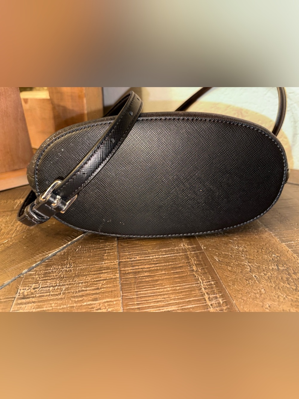 NWOT Kate Spade New York Black Glitter Mini Satchel Crossbody Bag - Picture 4 of 4